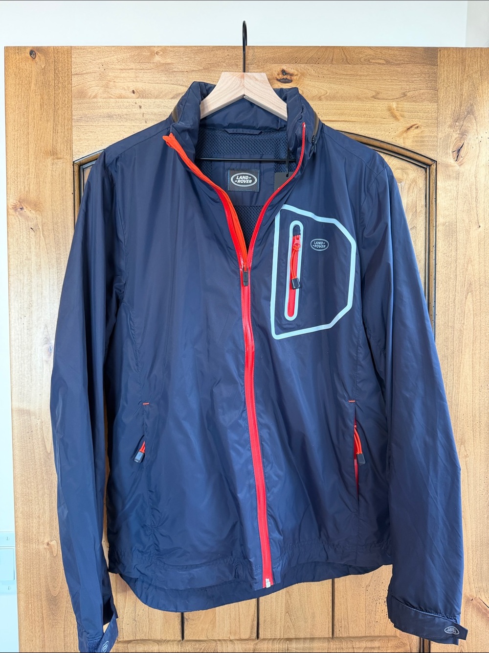 NWT Landrover Men's Navy Windbreaker Jacket